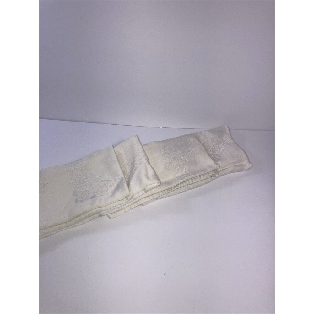 Vintage Napkins White All Irish Linen Lot Of 4 Made in Ireland 17”x 11”